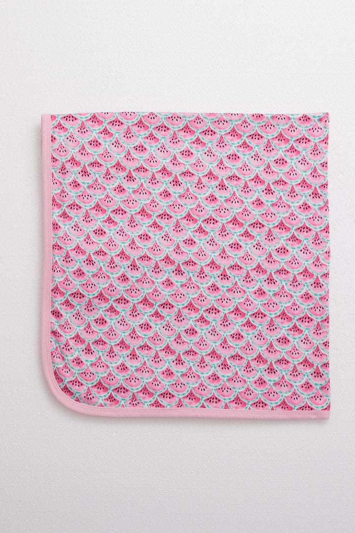 BRE Breeze Newborn Baby Blanket Slice Watermelon Pattern Standard, Pink - Kingston upon Hull