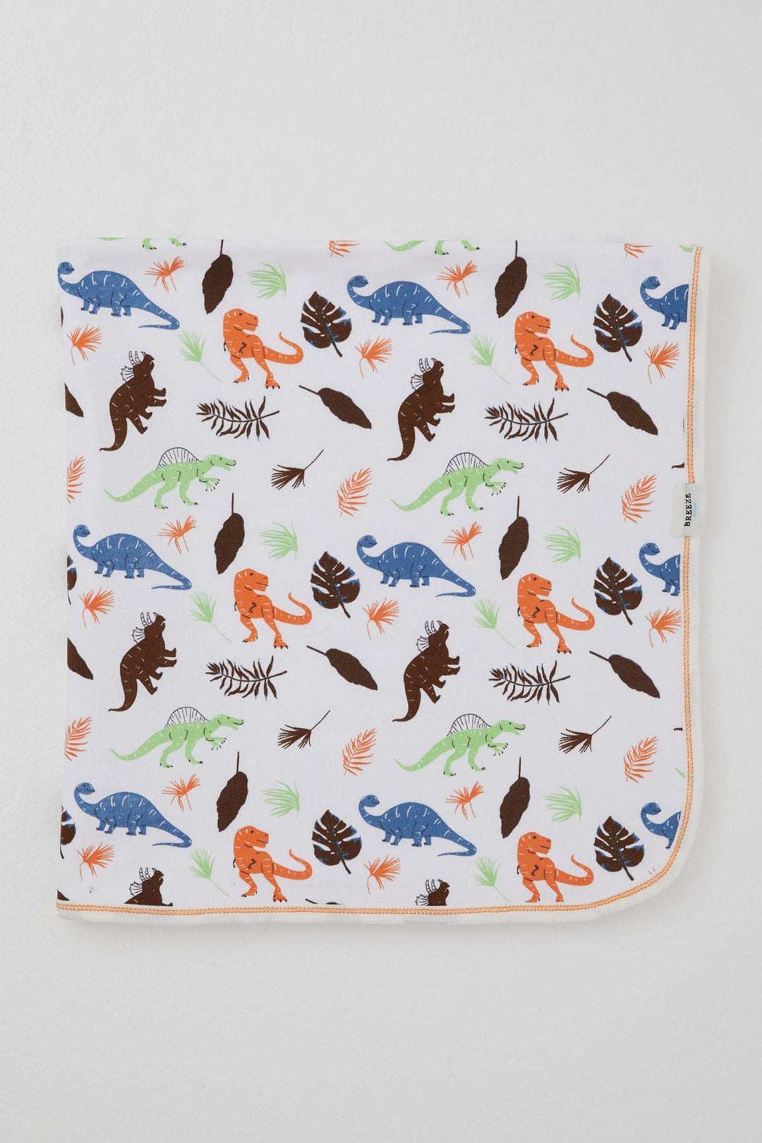 BRE Breeze Newborn Baby Blanket Dinosaur Kingdom Standard, White - Fushë Kosovë