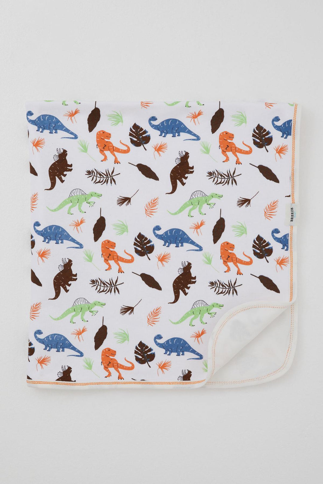 BRE Breeze Newborn Baby Blanket Dinosaur Kingdom Standard, White - Fushë Kosovë