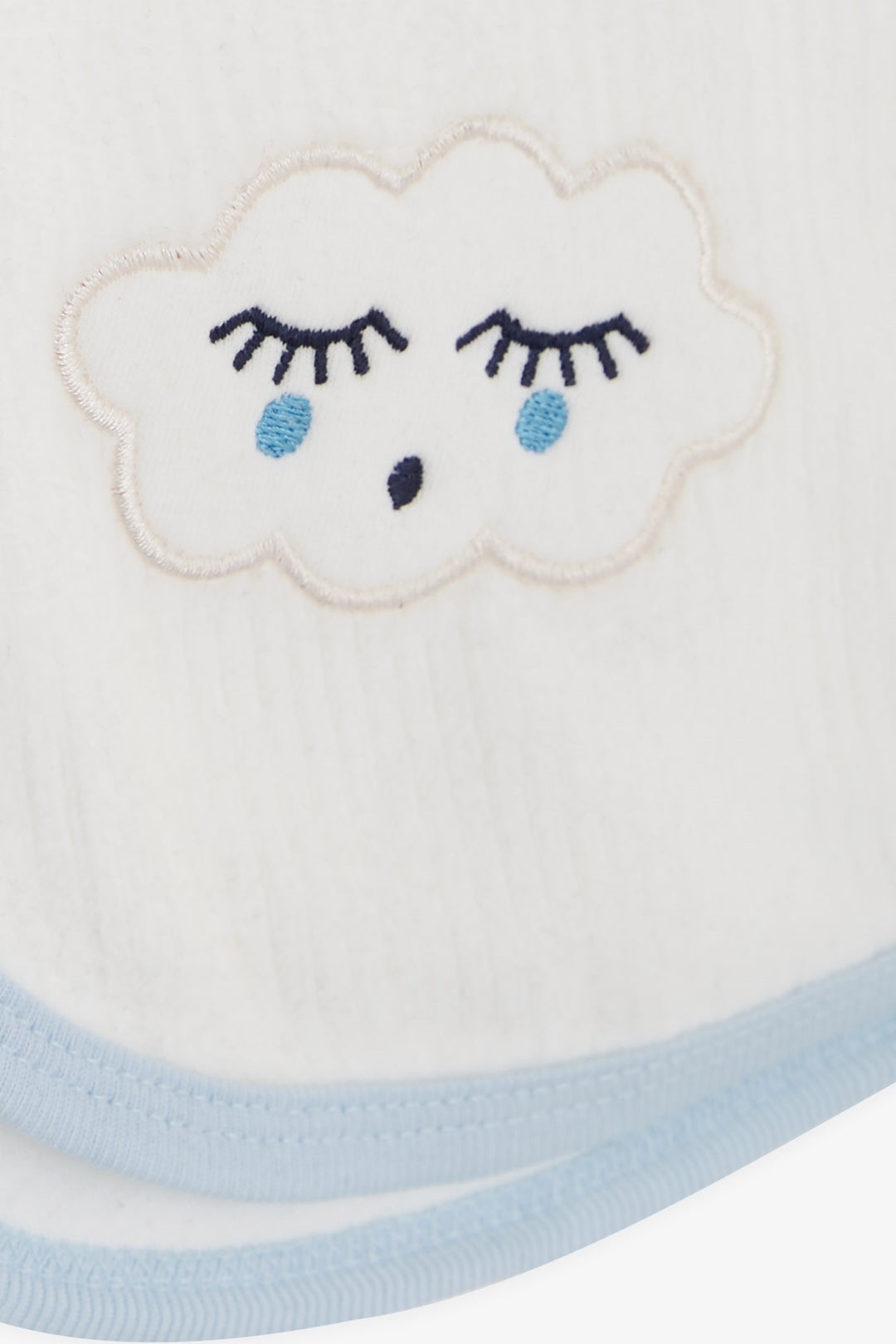 BRE Breeze Newborn Baby Blanket Velvet Cute Cloud Printed Ecru - Erkrath