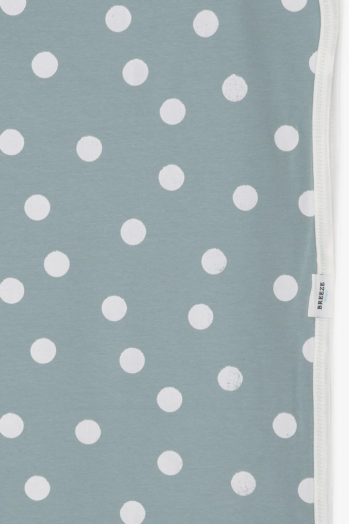BRE Breeze Newborn Baby Blanket Point Pattern 0-3 Months, Mint Green - Cosenza