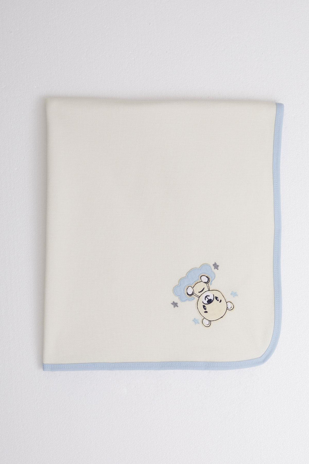 BRE Breeze Newborn Baby Blanket Cute Baby Bear Printed Standard, Cream - Brant
