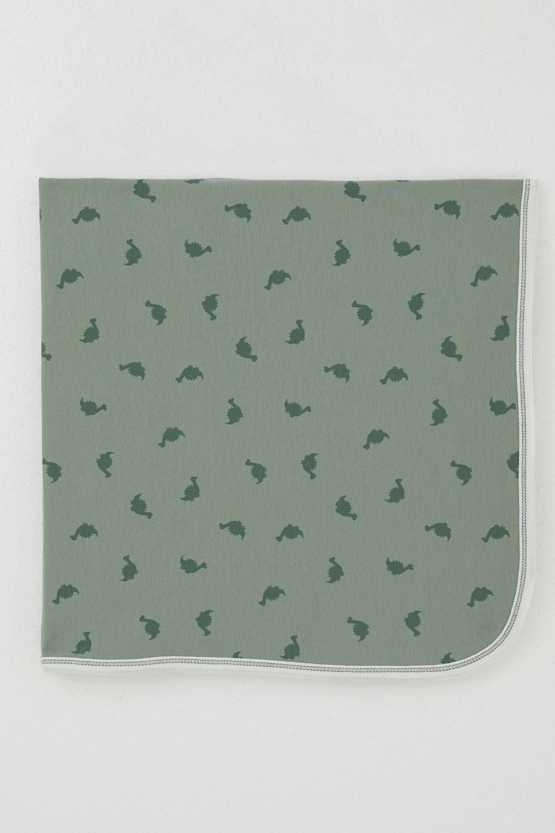 BRE Breeze Newborn Baby Blanket Cute Baby Dinosaur Patterned Standard, Khaki Green - Nova Kakhovka