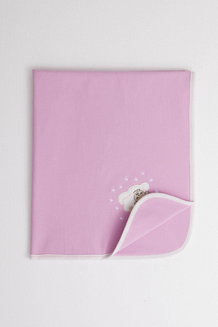 BRE Breeze Newborn Baby Blanket Sleeper Lamb Embroidered Standard, Lilac - Pesaro