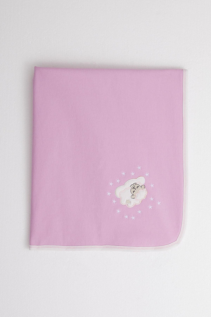 BRE Breeze Newborn Baby Blanket Sleeper Lamb Embroidered Standard, Lilac - Pesaro