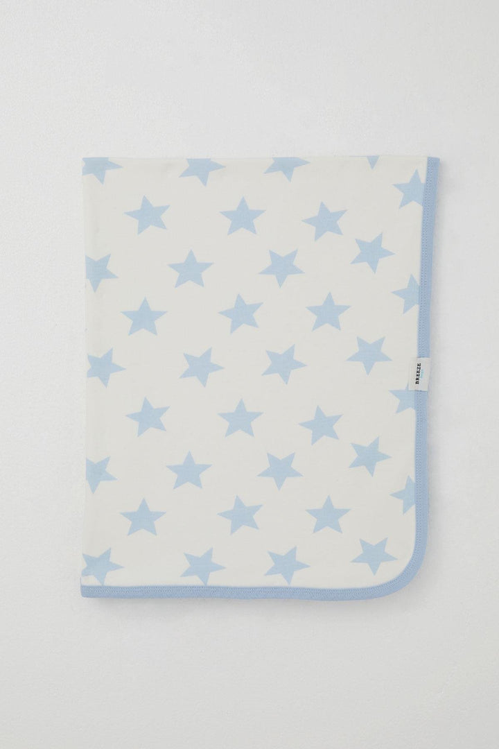 BRE Breeze Newborn Baby Blanket with Star Pattern, Standard, Ecru - Arlington