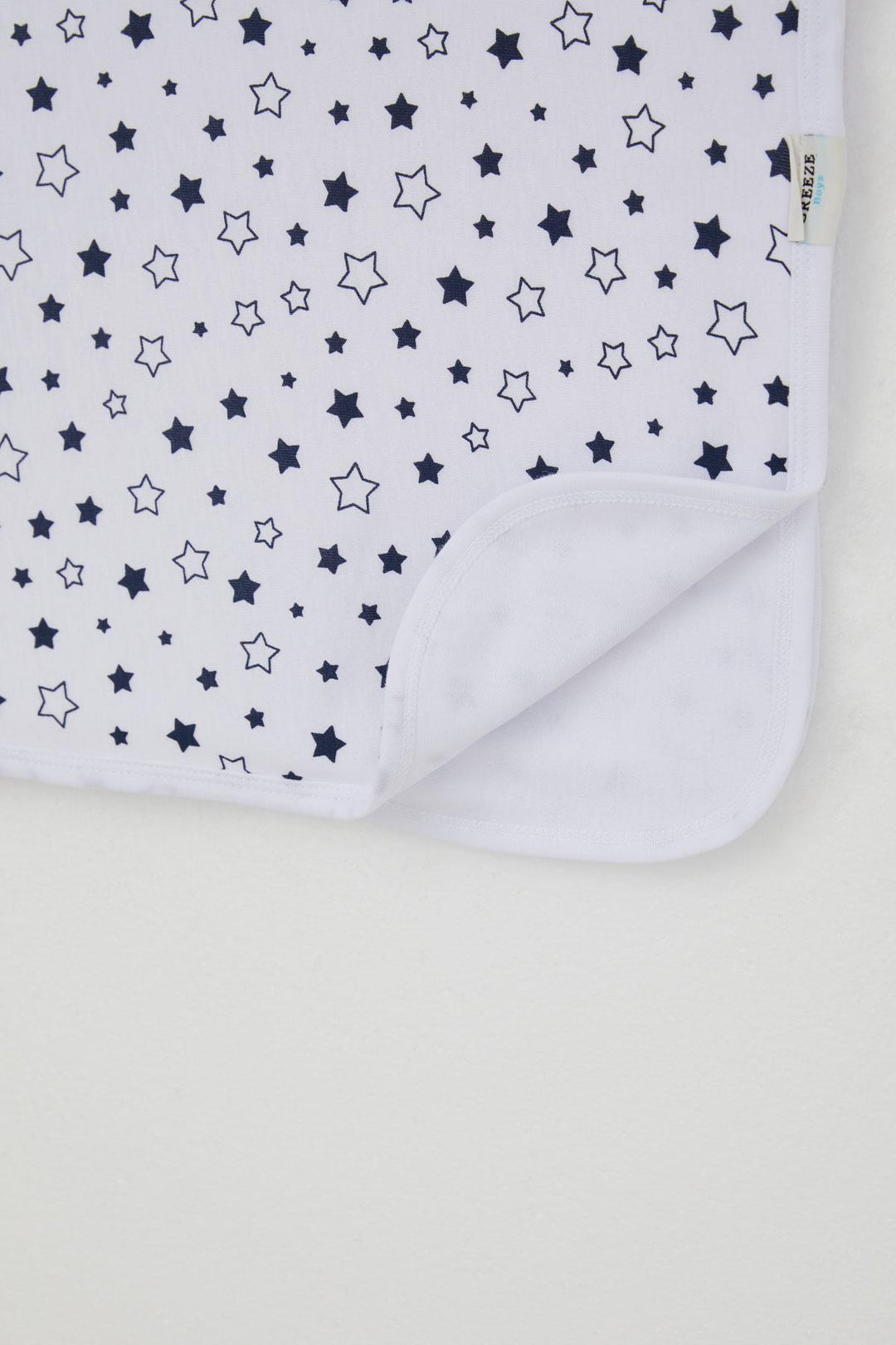 BRE Breeze Newborn Baby Blanket with Star Pattern, Standard, White - McAllen
