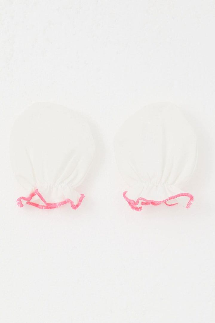 BRE Breeze Newborn Baby Mittens Basic Standard, Ecru - Namur