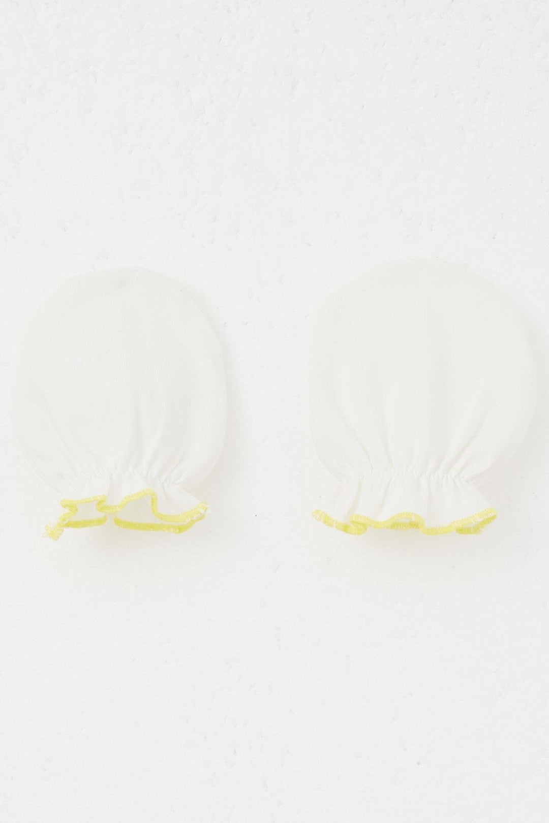 BRE Breeze Newborn Baby Mittens Basic Standard, Ecru - Salina