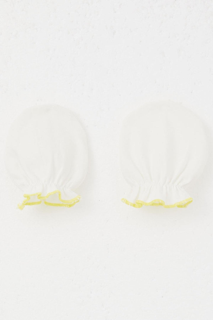 BRE Breeze Newborn Baby Mittens Basic Standard, Ecru - Salina