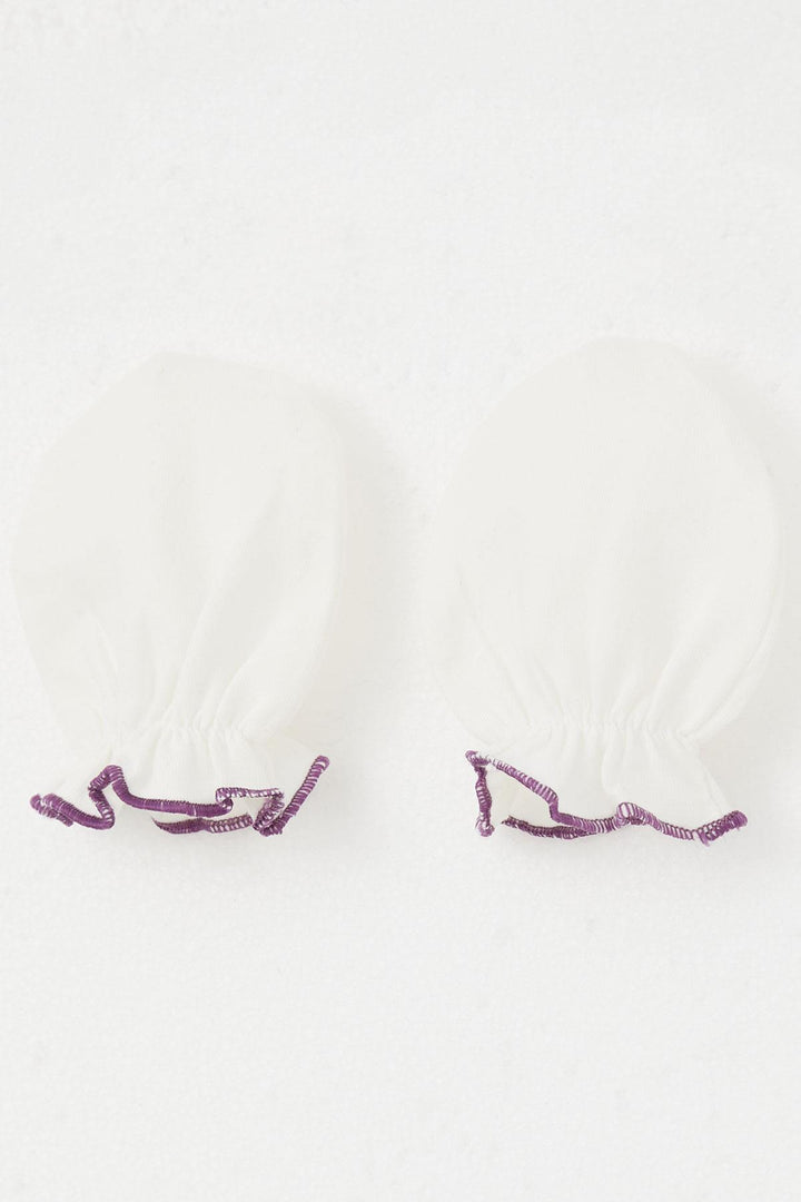 BRE Breeze Newborn Baby Mittens Basic Standard, Ecru - Waterlooville