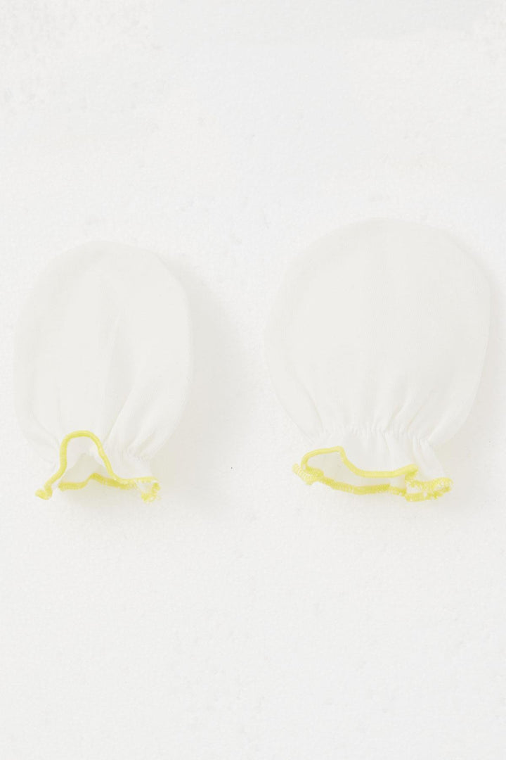 BRE Breeze Newborn Baby Mittens Basic Standard, Ecru - Salina