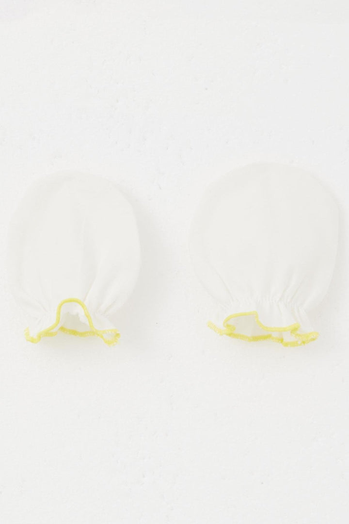 BRE Breeze Newborn Baby Mittens Basic Standard, Ecru - Salina