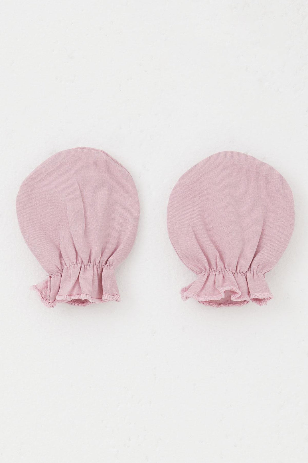 BRE Breeze Newborn Baby Mittens Basic Standard, Rose Pink - Mukacheve