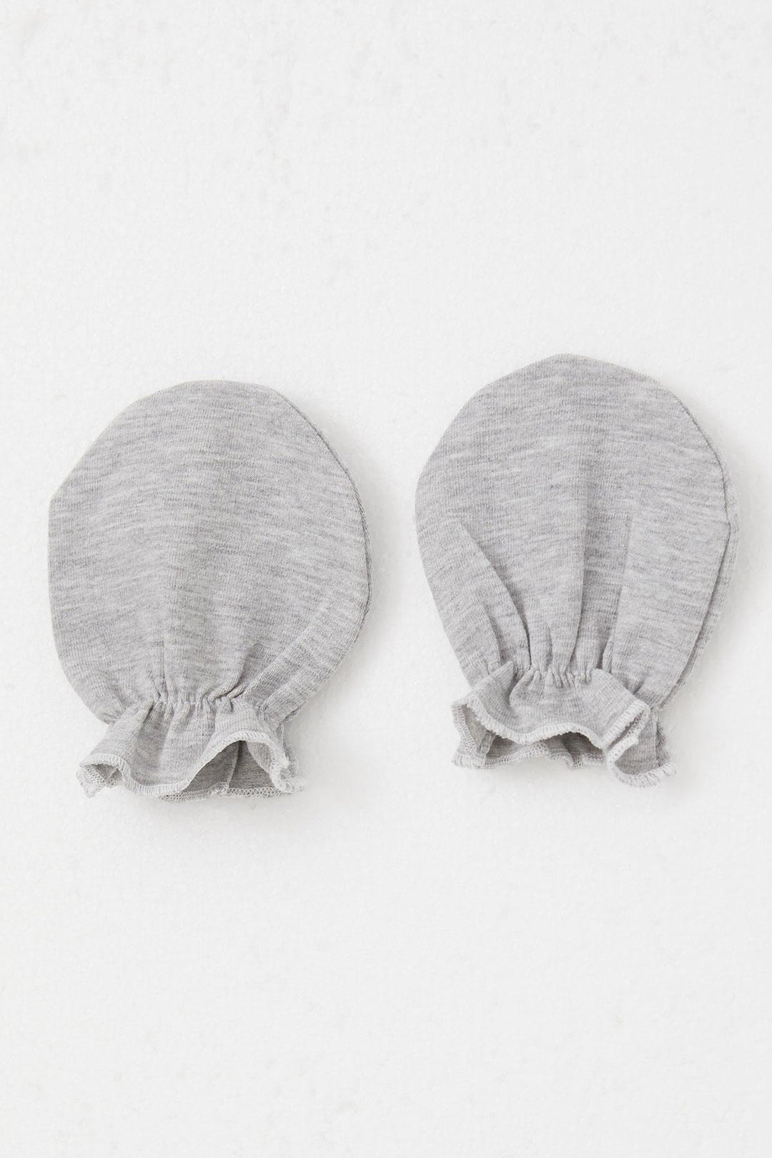 BRE Breeze Newborn Baby Mittens Basic Standard, Gray - Brookline