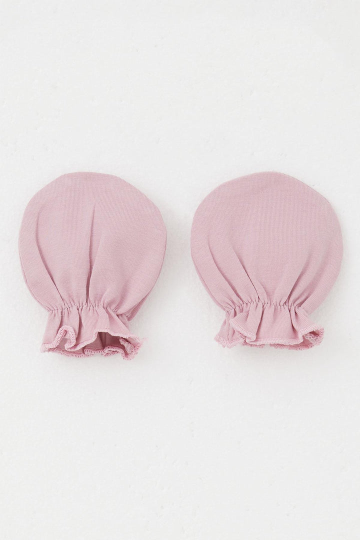BRE Breeze Newborn Baby Mittens Basic Standard, Rose Pink - Mukacheve