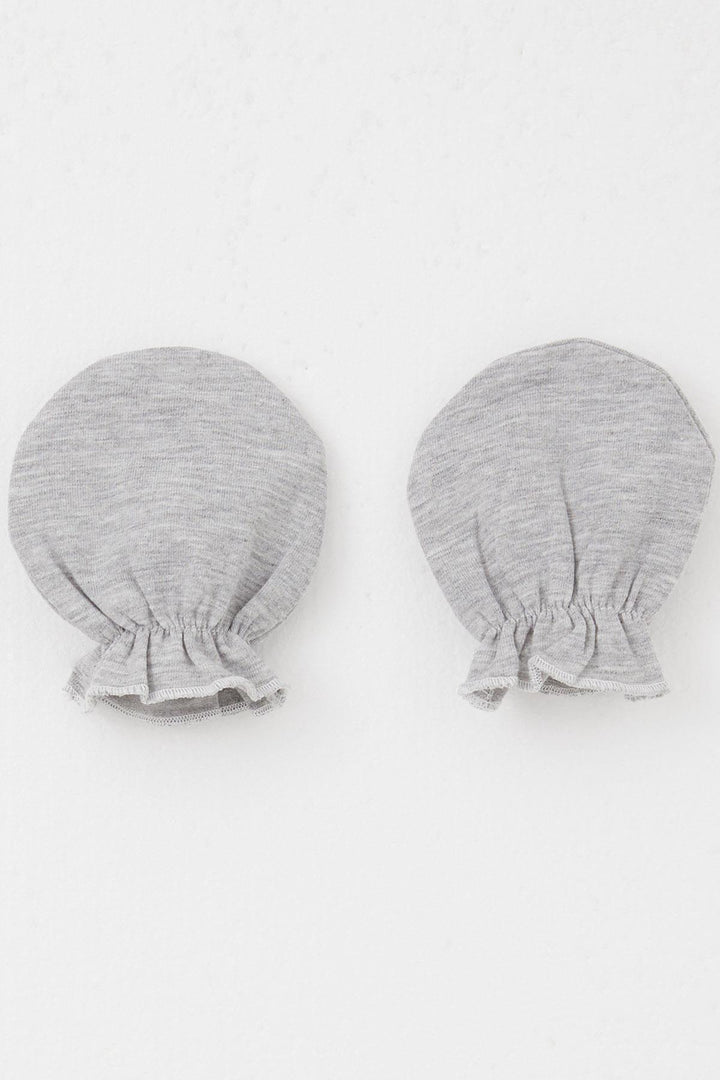 BRE Breeze Newborn Baby Mittens Basic Standard, Gray - Brookline