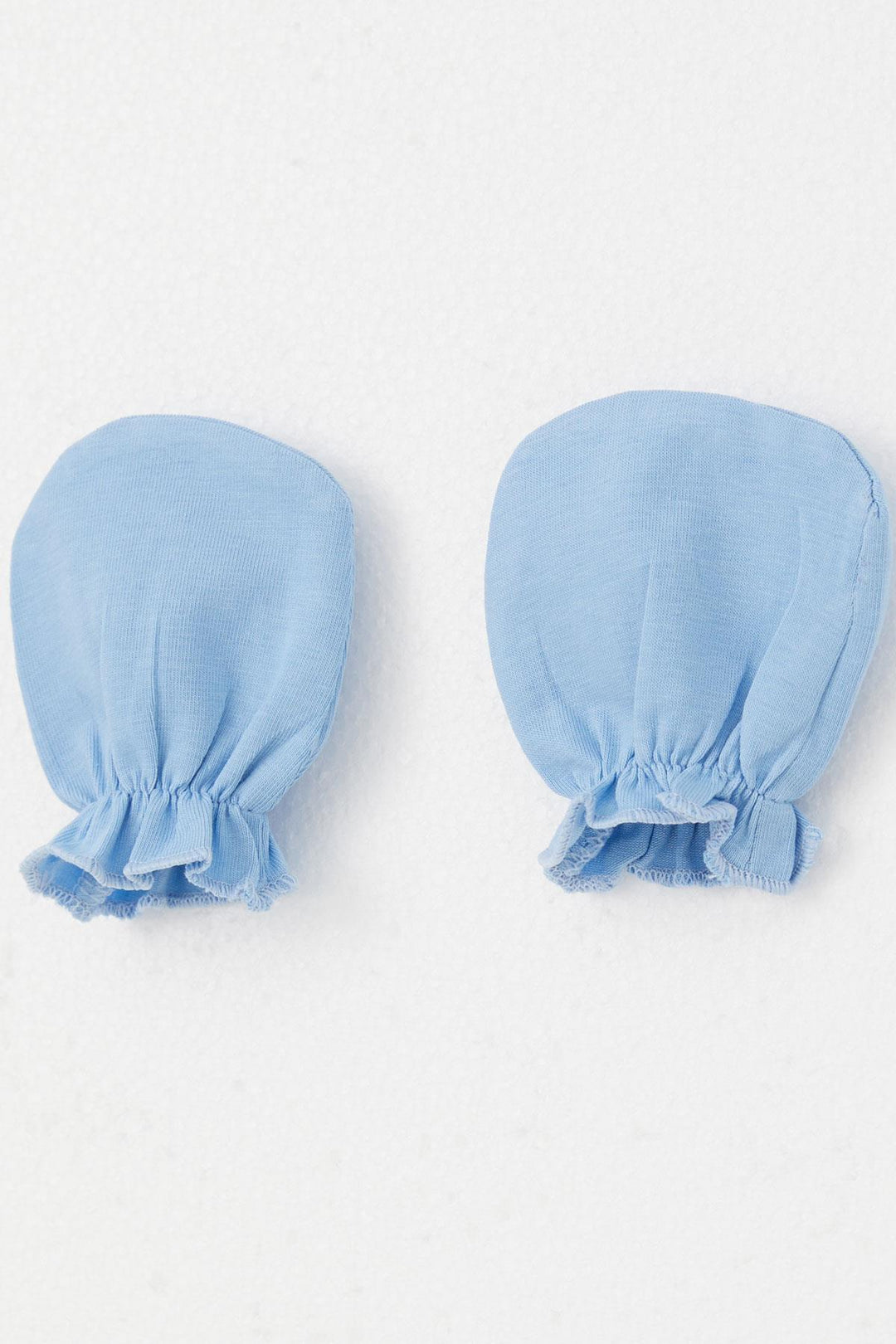 BRE Breeze Newborn Baby Mittens Basic Standard, Blue - Montebello