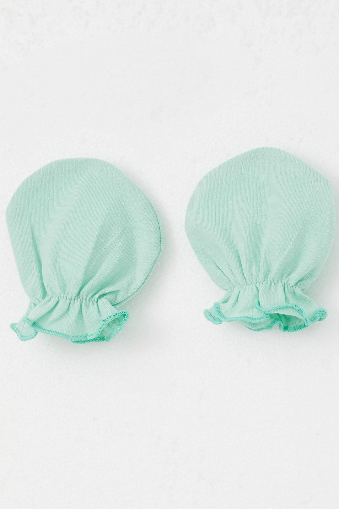 BRE Breeze Newborn Baby Mittens Basic Standard, Water Green - Fontenay-sous-Bois