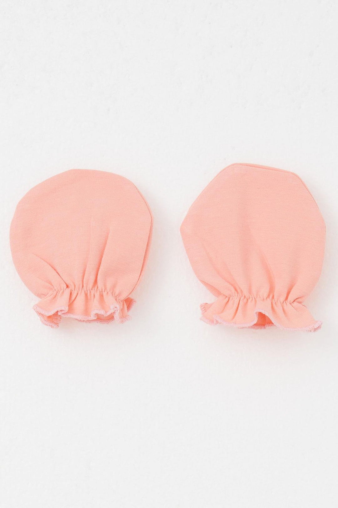 BRE Breeze Newborn Baby Mittens Basic Standard, Salmon - Beaumont