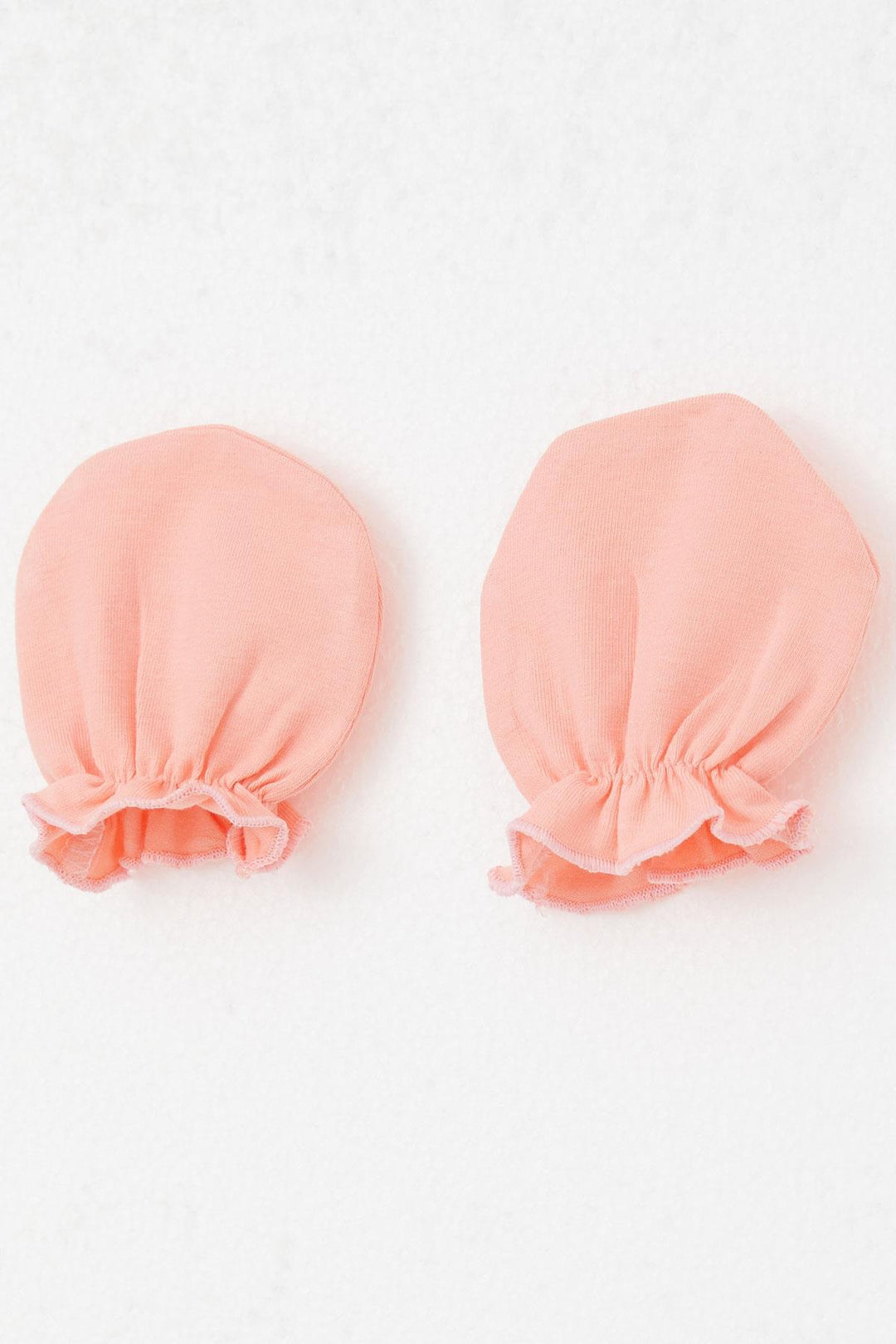 BRE Breeze Newborn Baby Mittens Basic Standard, Salmon - Beaumont