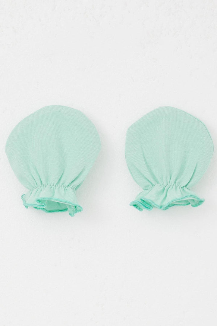 BRE Breeze Newborn Baby Mittens Basic Standard, Water Green - Fontenay-sous-Bois
