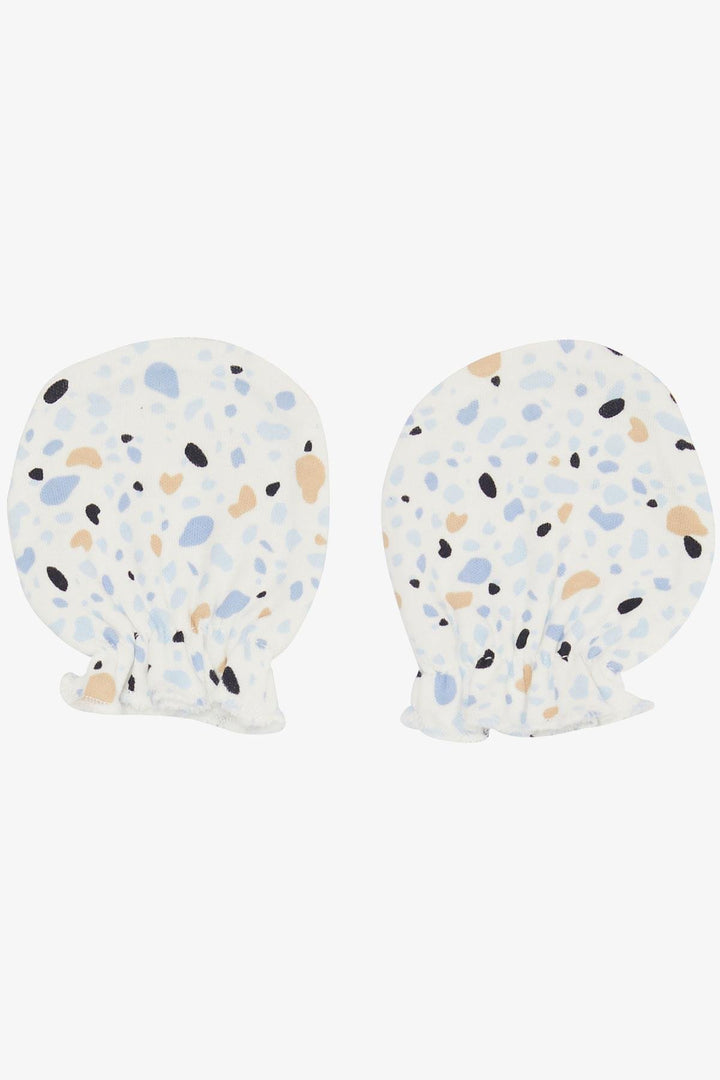 BRE Breeze Newborn Baby Gloves Patterned White - Toulouse
