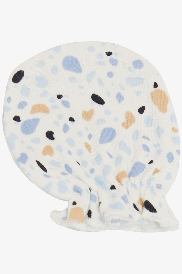 BRE Breeze Newborn Baby Gloves Patterned White - Toulouse