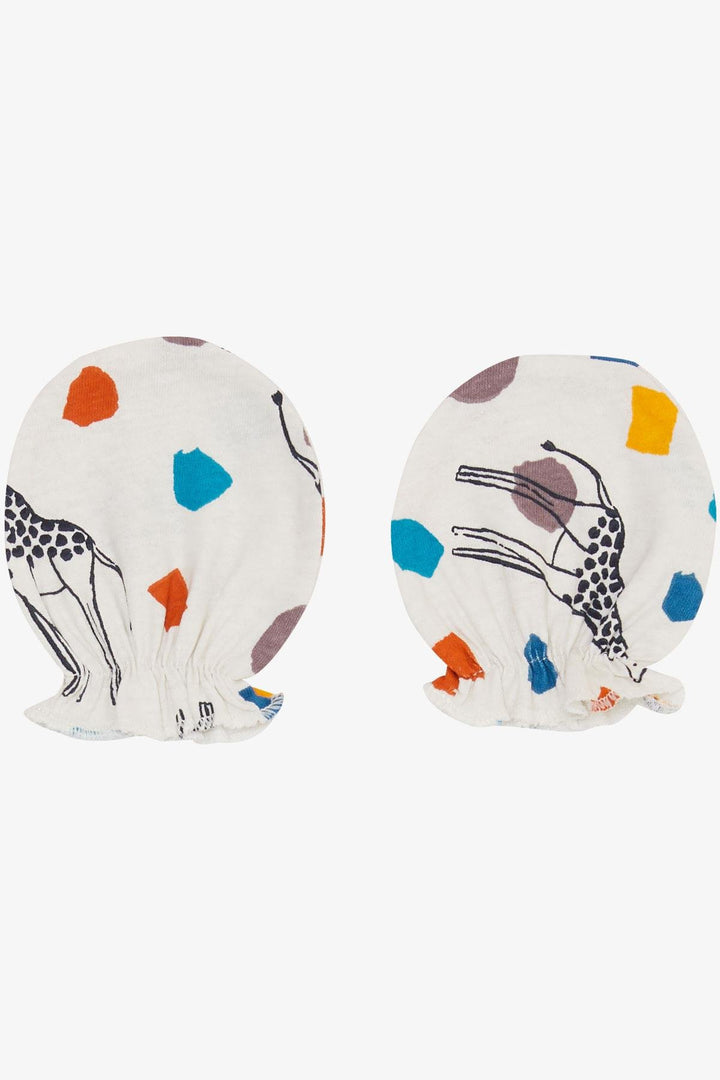BRE Breeze Newborn Baby Mittens with Giraffe Pattern Stone - Santa Rosa Jauregui