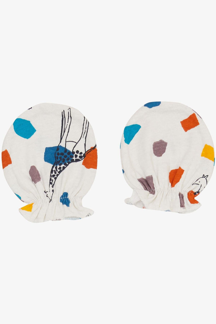 BRE Breeze Newborn Baby Mittens with Giraffe Pattern Stone - Santa Rosa Jauregui