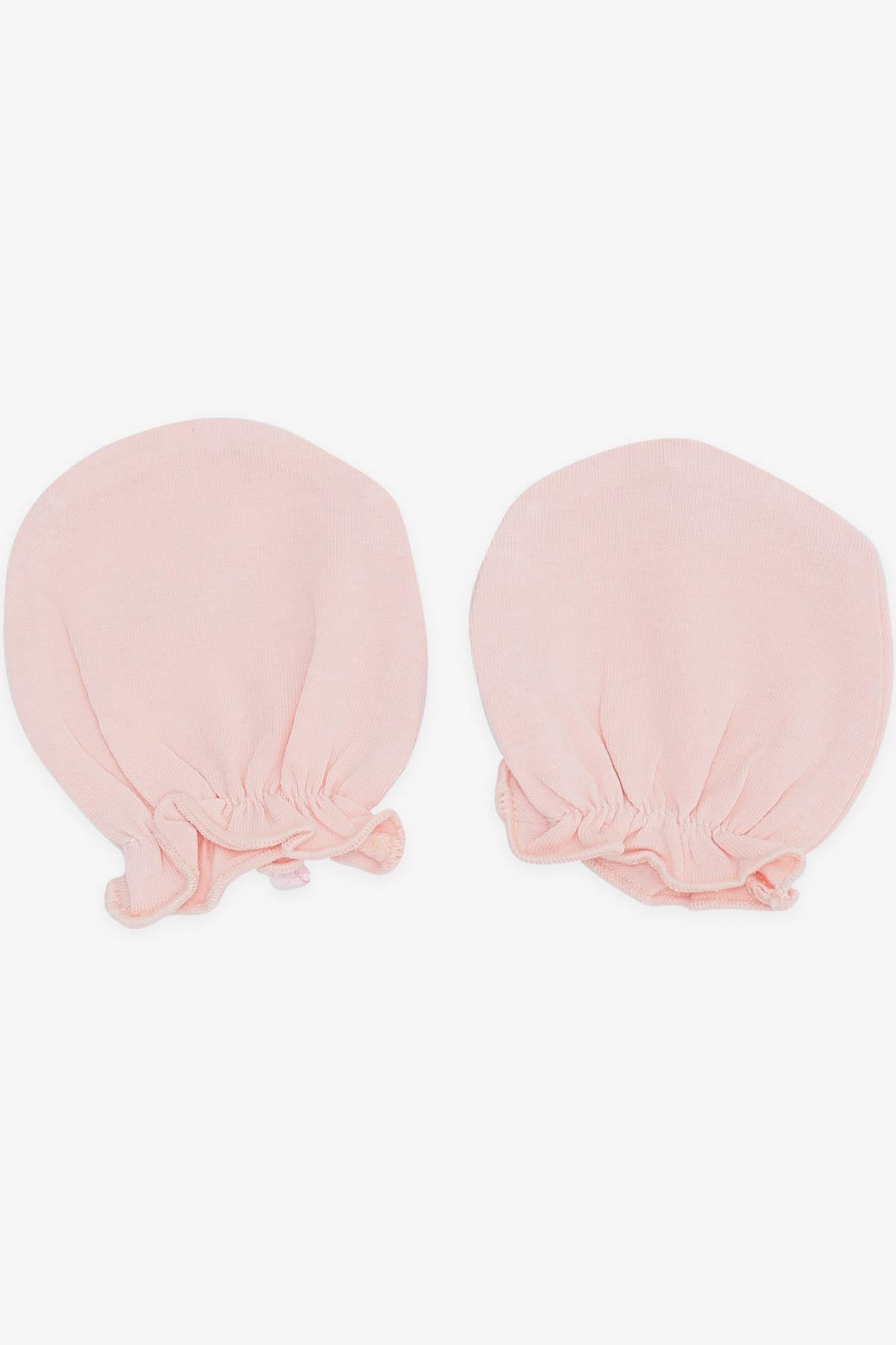 BRE Breeze Newborn Baby Mittens with Bow Salmon - Coon Rapids