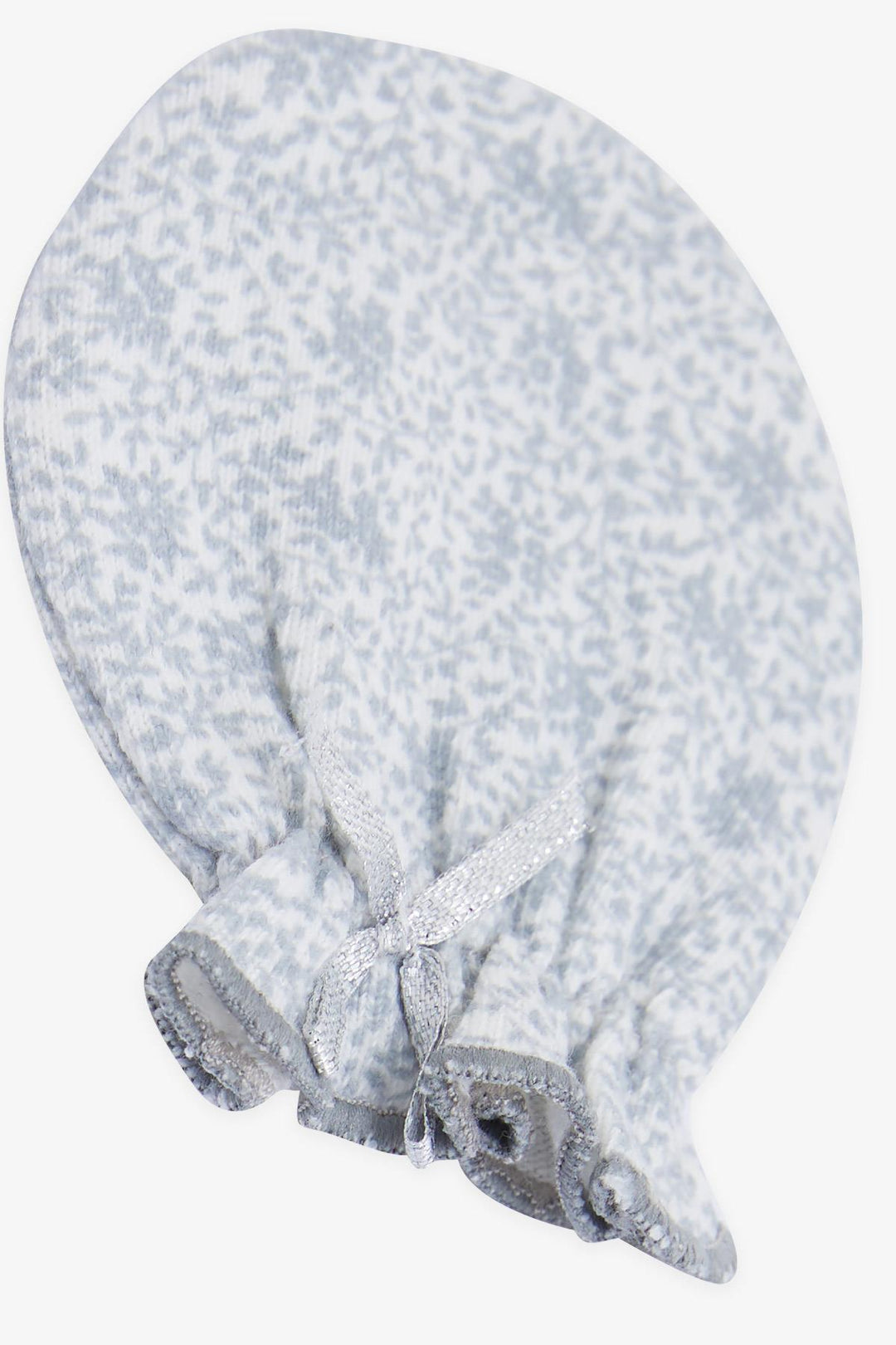 BRE Breeze Newborn Baby Mittens Leaf Pattern Gray - Pervomaisk