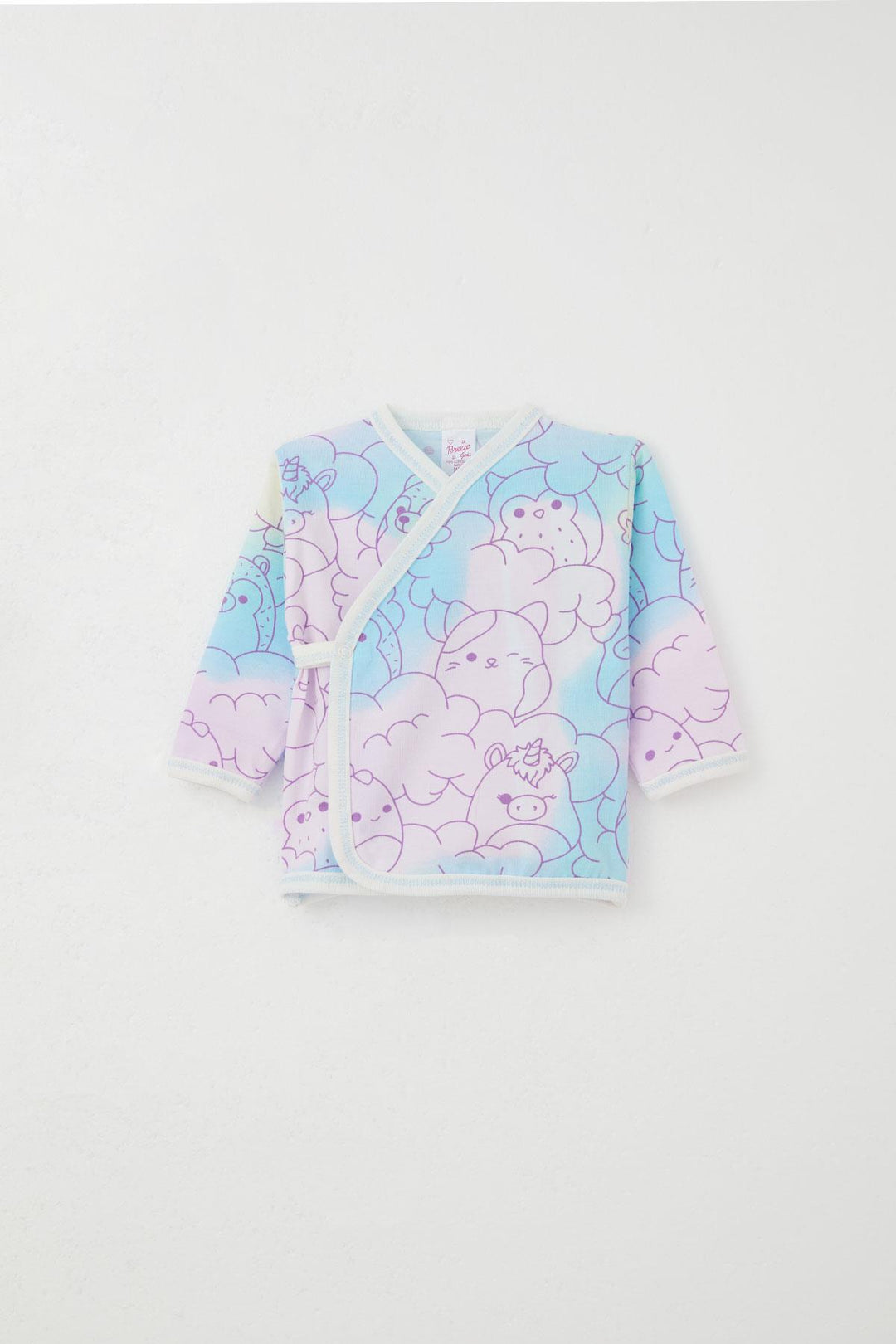 BRE Breeze Newborn Baby Internal External Snap Fastener 2-Piece Bodysuit with Owl Pattern 0-3 Months, Mixed Color - Delmenhorst