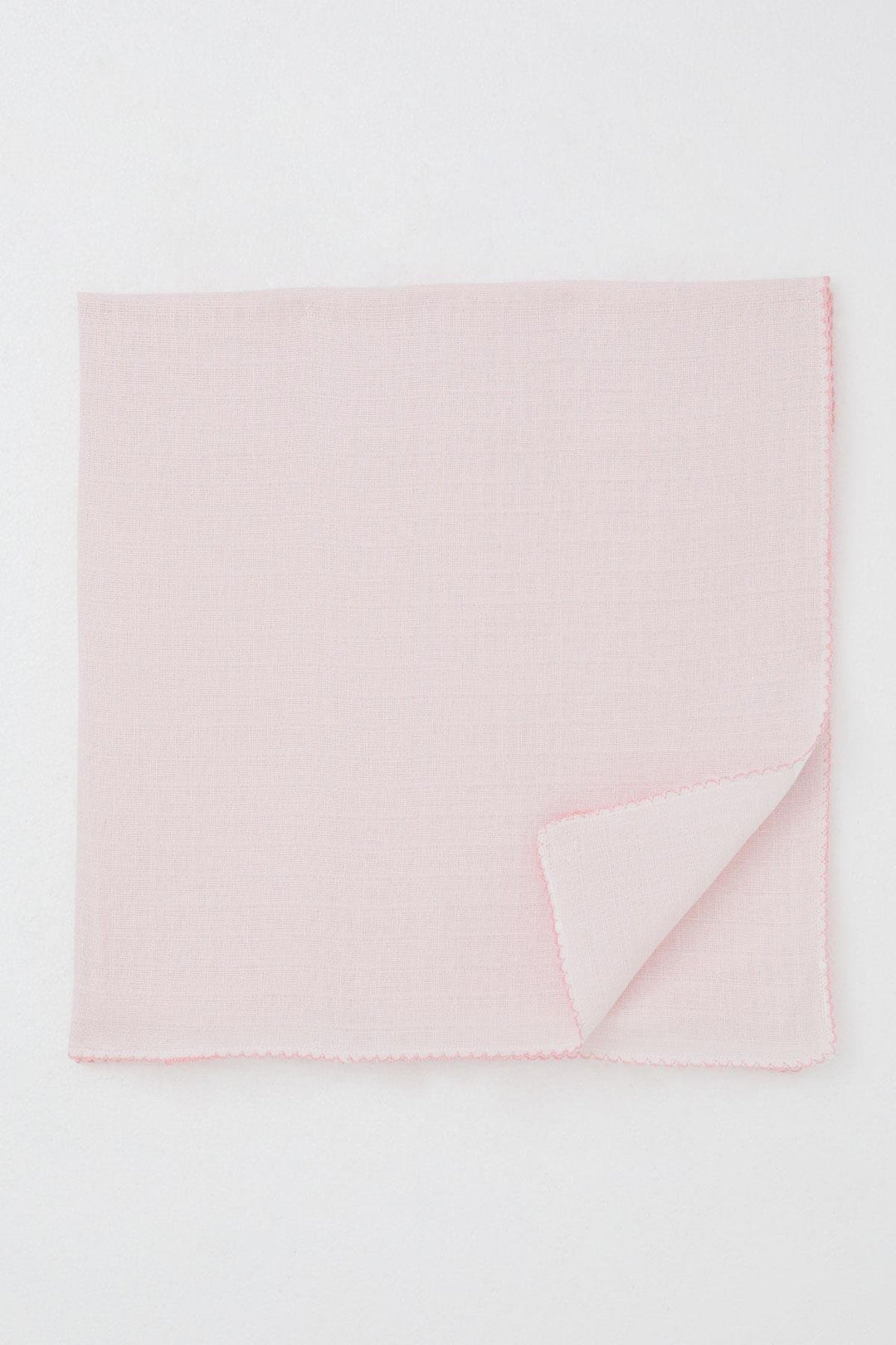 BRE Breeze Newborn Baby Muslin Blanket with Self-Patterned Standard, Pink - Solihull