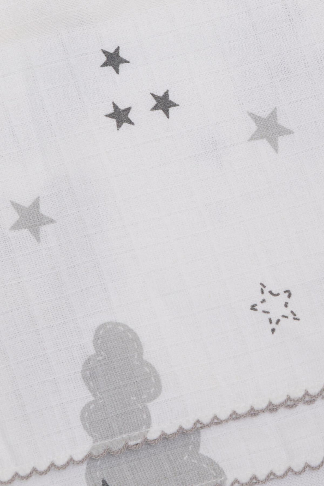 BRE Breeze Newborn Baby Muslin Blanket Sky Themed Ecru - Wentzville
