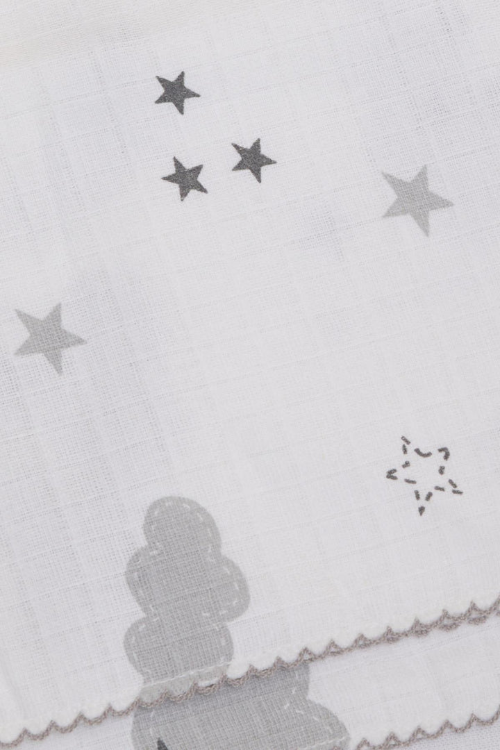 BRE Breeze Newborn Baby Muslin Blanket Sky Themed Ecru - Wentzville