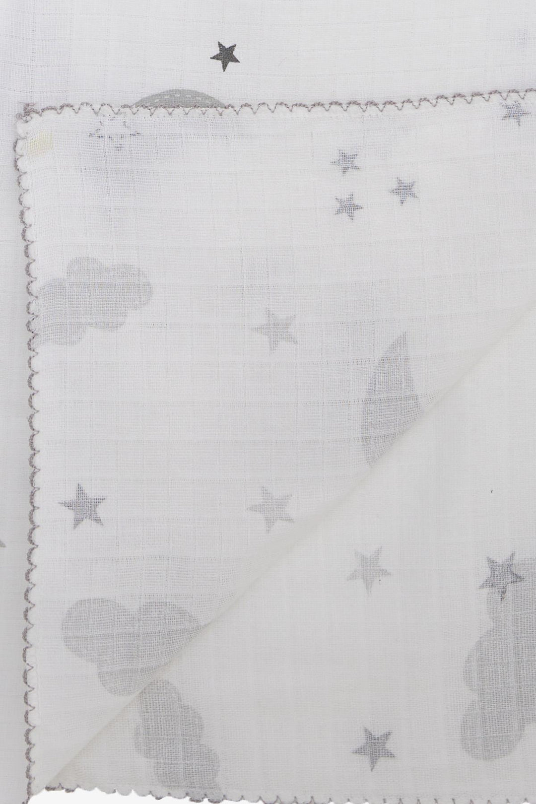 BRE Breeze Newborn Baby Muslin Blanket Sky Themed Ecru - Wentzville