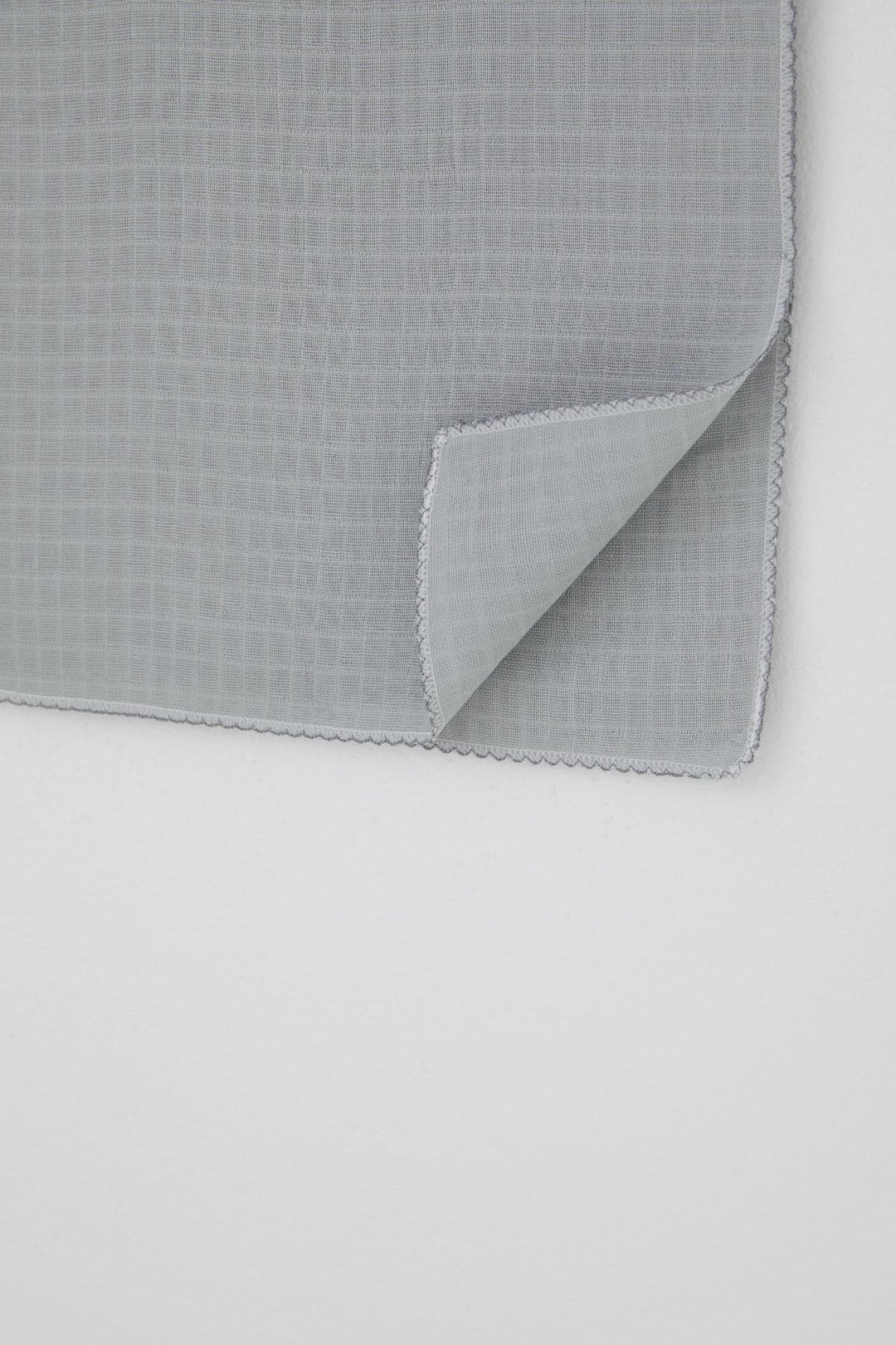 BRE Breeze Newborn Baby Muslin Blanket with Self-Patterned Standard, Gray - Cherry Hill