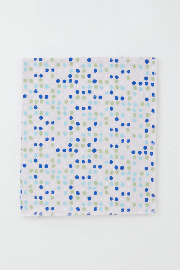 BRE Breeze Newborn Baby Muslin Blanket Colorful Polka Dot Pattern Standard, Powder - Dos Hermanas
