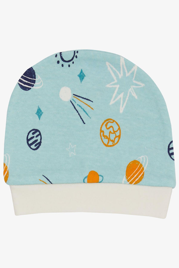 BRE Breeze Newborn Baby Hat Galaxy Themed Turquoise - Altrincham