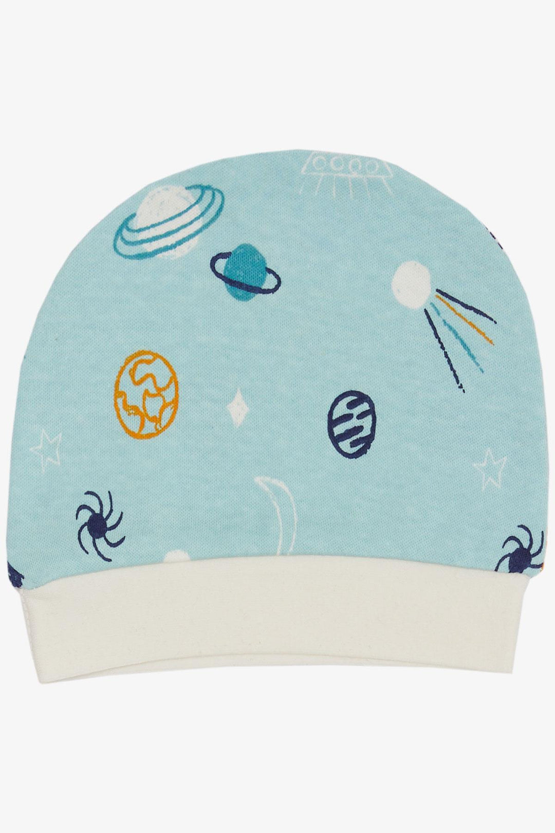 BRE Breeze Newborn Baby Hat Galaxy Themed Turquoise - Altrincham