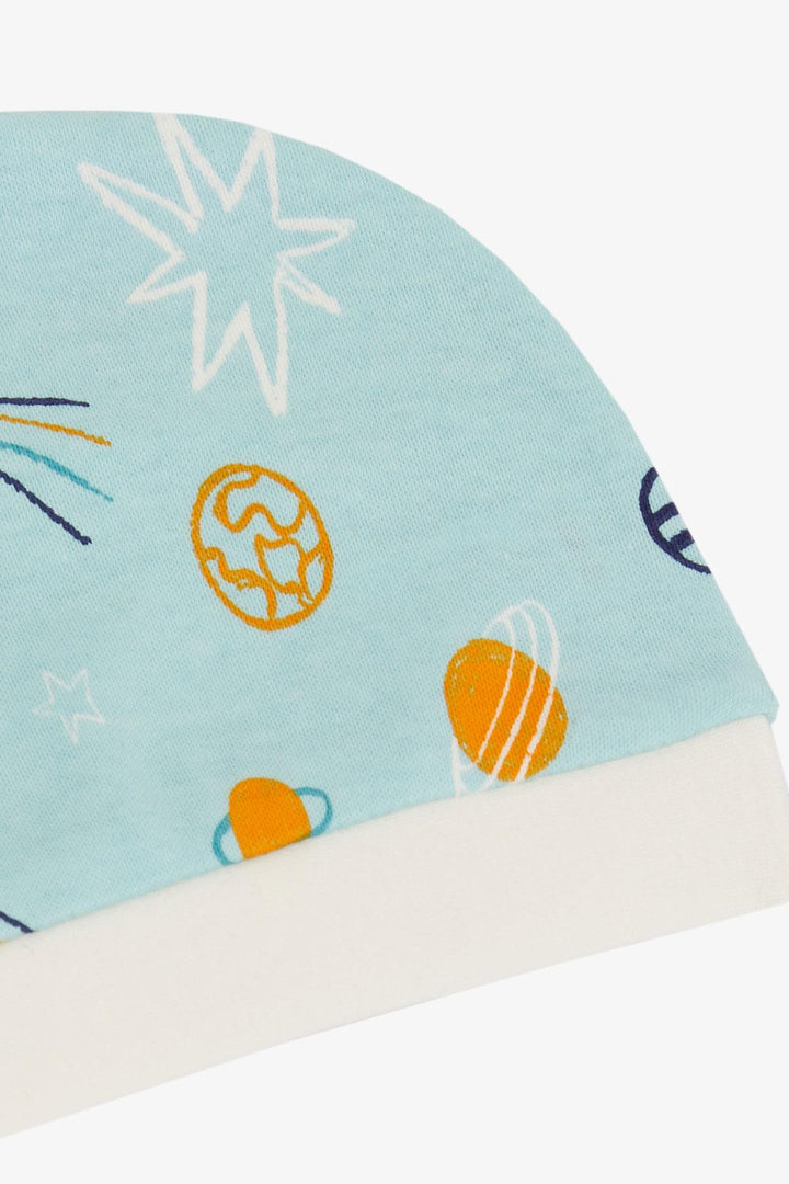 BRE Breeze Newborn Baby Hat Galaxy Themed Turquoise - Altrincham