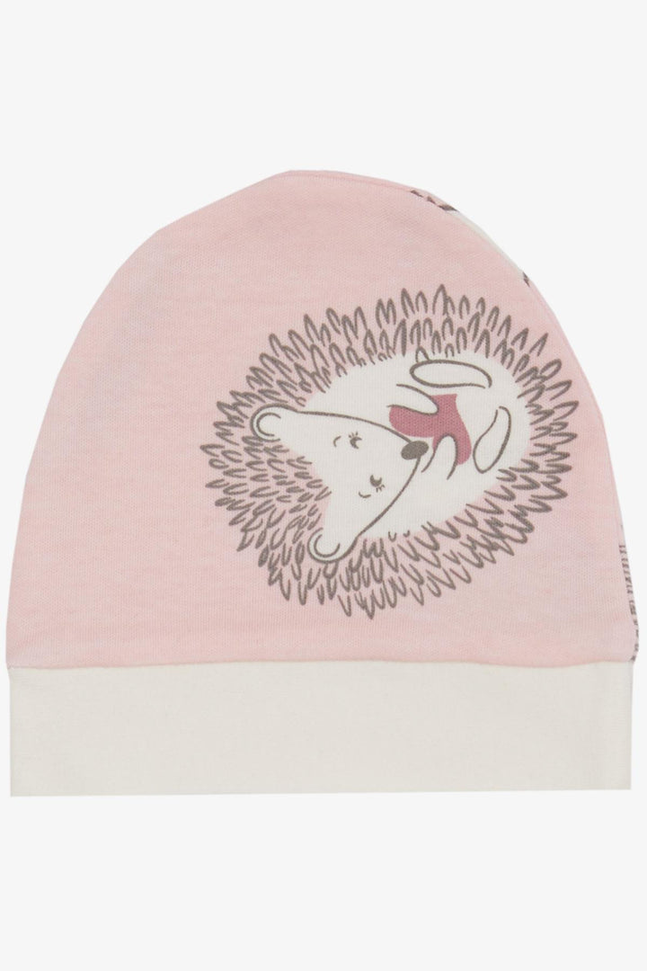 BRE Breeze Newborn Baby Hat Cute Hedgehog Patterned Pink - Northampton