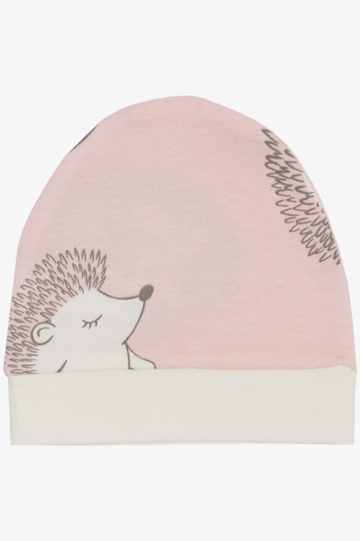 BRE Breeze Newborn Baby Hat Cute Hedgehog Patterned Pink - Northampton