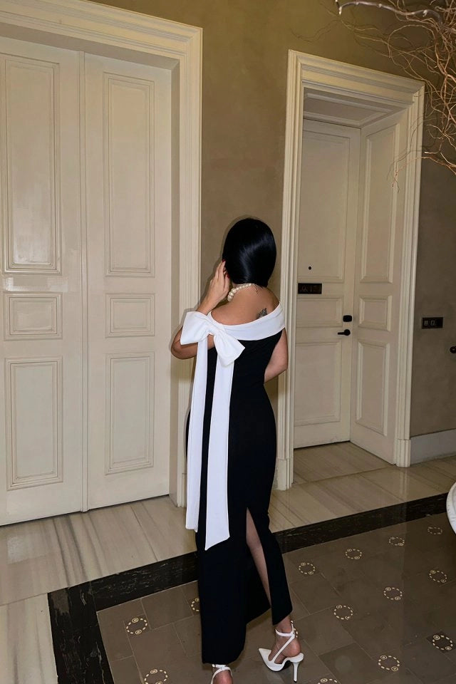 فستان EYY Women Brıanna متوسط ​​الطول بلونين - The Villages