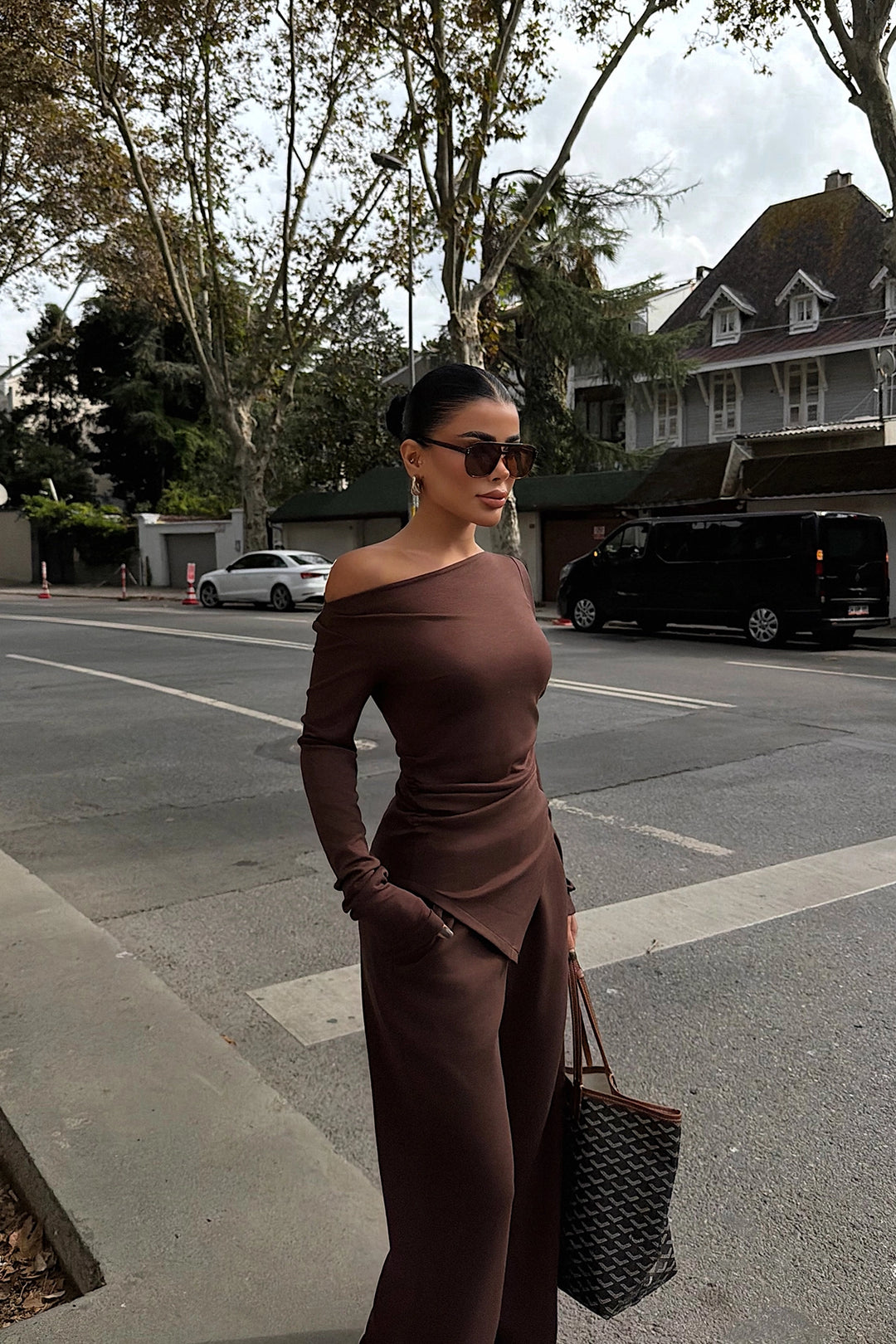 EYY Women Brown Borelli Suit - Herford