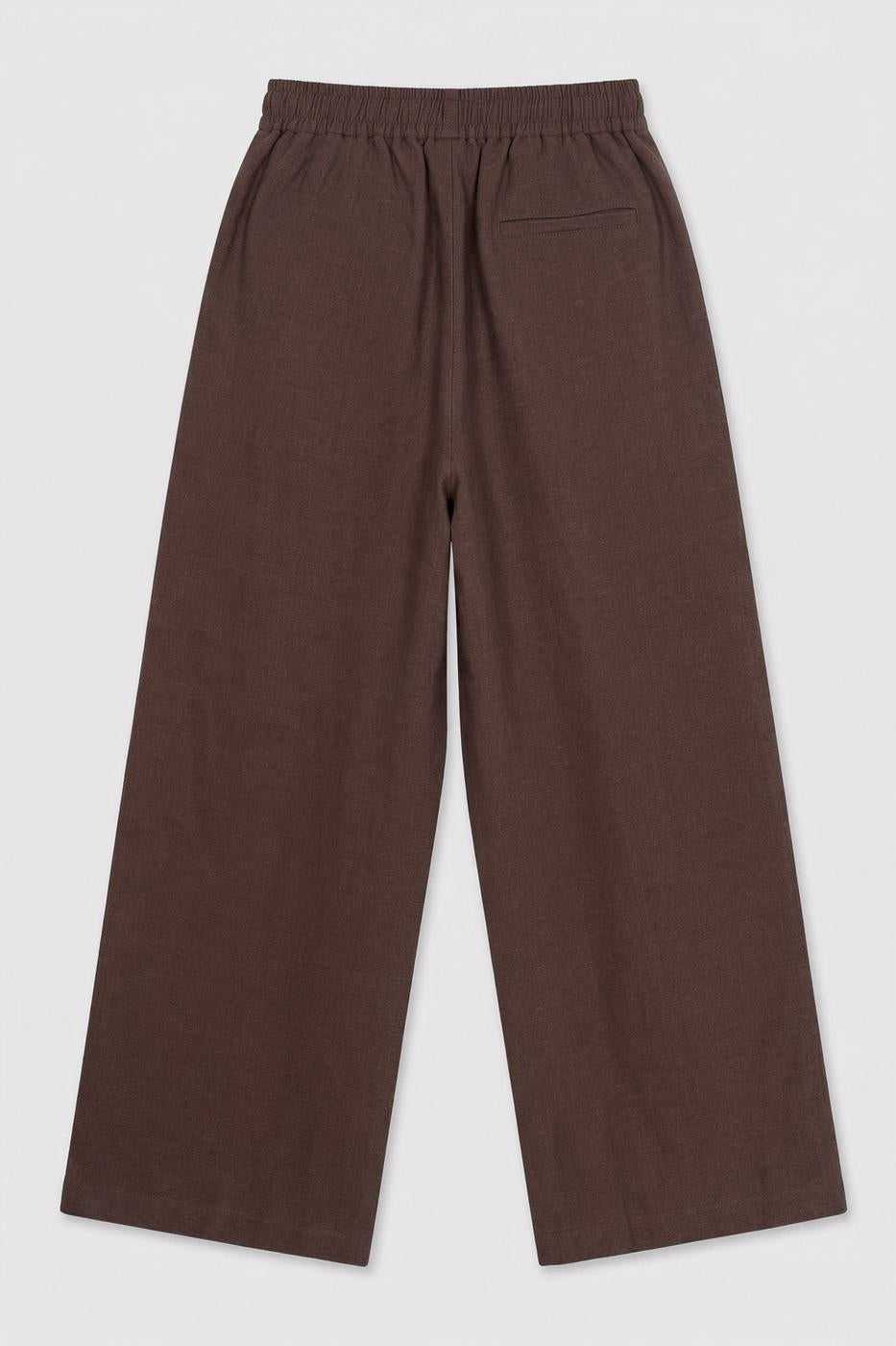 BSL Women 100% Linen Oversize Trousers - Raalte
