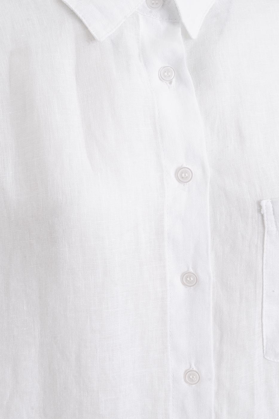 BSL Women 100% Linen Oversize Shirt - Jerez de la Frontera