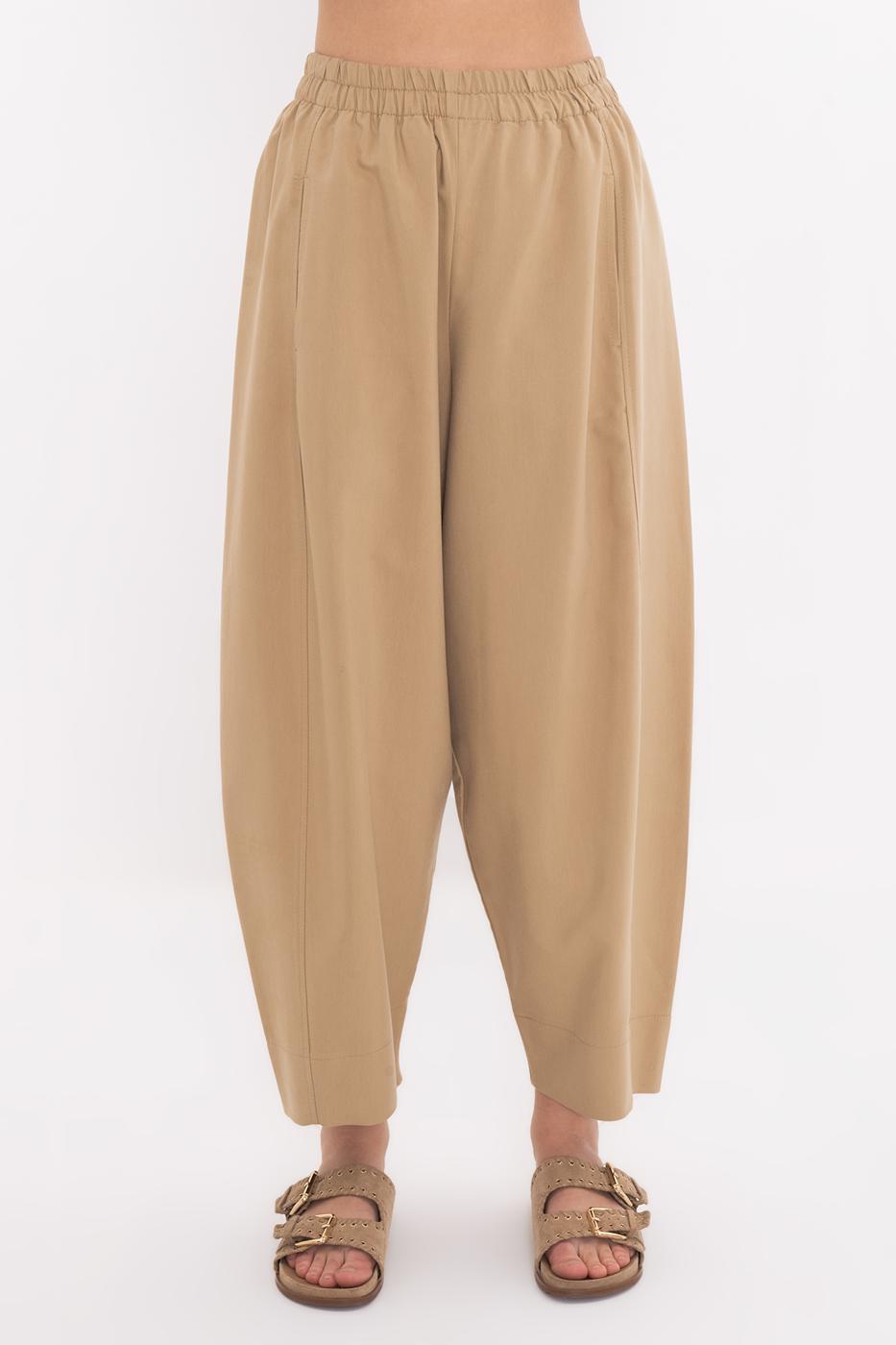 BSL Women Gathered Balloon Pants - Goose Creek