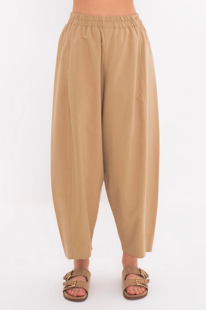 BSL Women Gathered Balloon Pants - Goose Creek